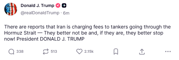 The Hormuz Letter tweet media