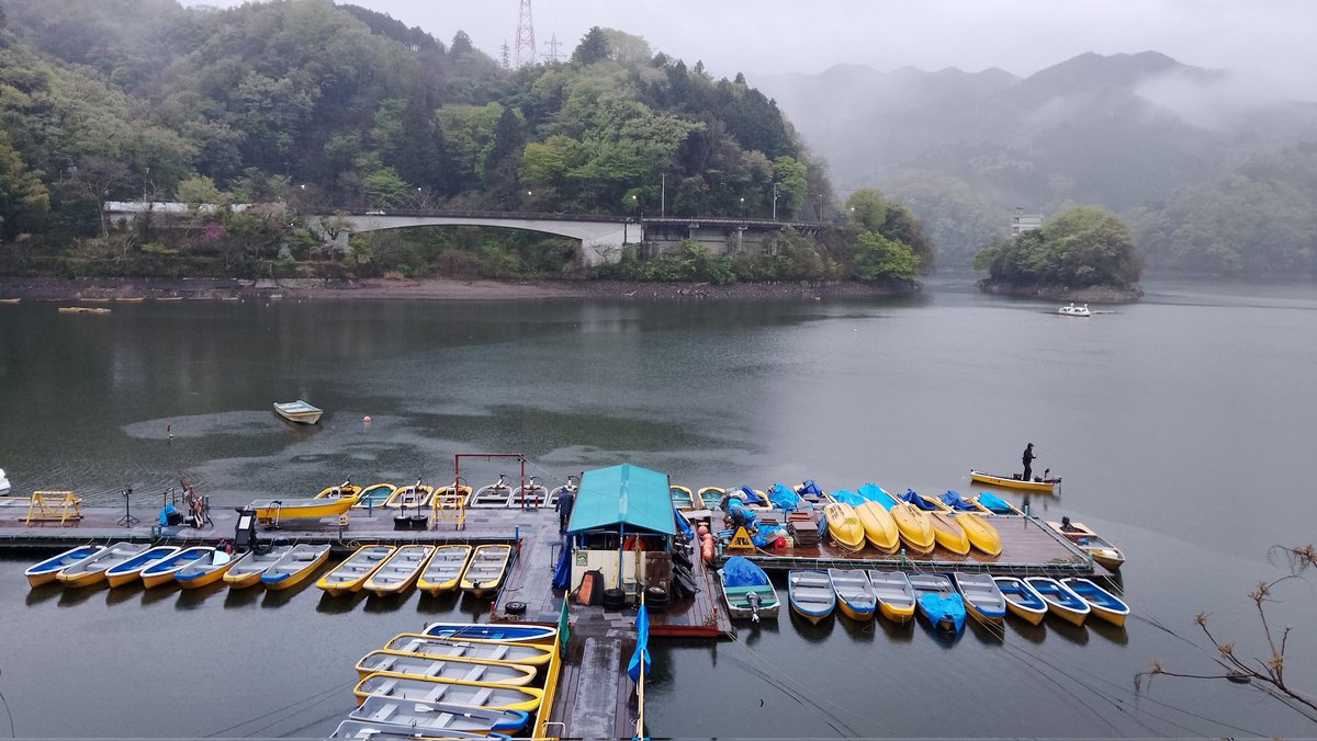 釣船小川亭@相模湖 tweet media