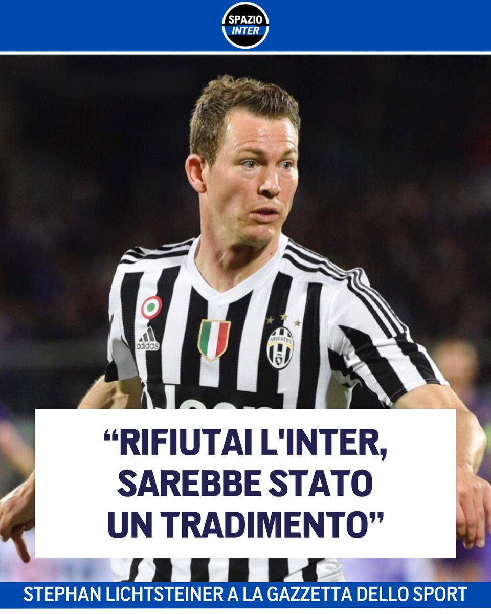 SpazioInter's tweet image. “Sarebbe stato un tradimento” 😱

Stephan Lichtsteiner, a La Gazzetta dello Sport, ha parlato della sua carriera in Italia, soprattutto del suo legame con la Juve che lo ha portato a rifiutare l’Inter 😑

#Lichtsteiner #Inter #SpazioInter