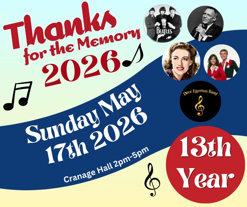 Memory_Moments's tweet photo. 🎶 A PERFECT SUNDAY AFTERNOON 🎶 

Big Band favourites, singalong classics &amp; feel-good vibes at Cranage Hall on May 17th (2–5pm)! 

🎺 Dave Egerton Big Band 
🎤 Cockney Carol 
💙 Supporting Alzheimer’s Society &amp; Bridge the Gap 

🎟️ Grab your tickets: https://t.co/jramOYtpyG https://t.co/ByuR0dqnlB