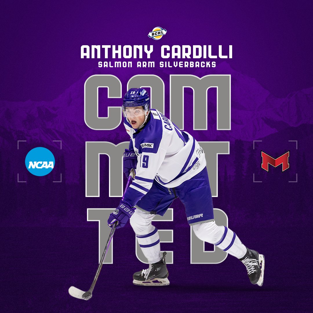 Congrats to Salmon Arm Silverbacks F Anthony Cardilli on his commitment to Maryville University!

📸 <a href="/garrettjames22/">Garrett James</a>