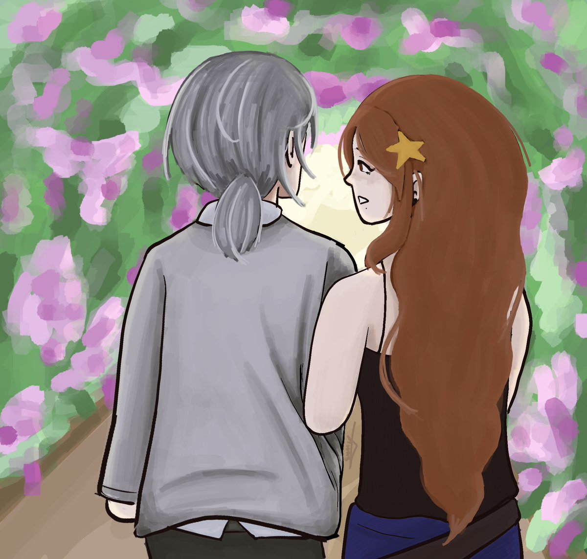 Drawing of one of my ocs #LESBIAN #Saskia