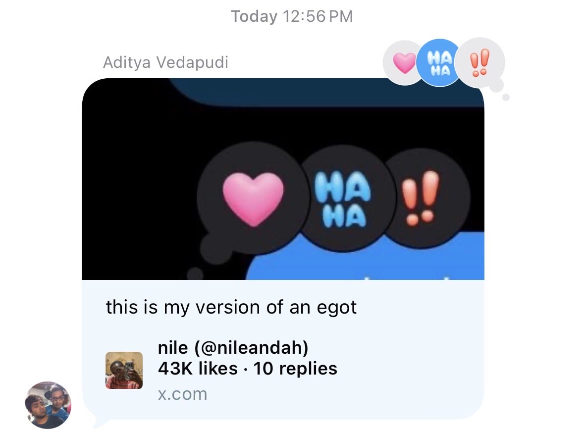 menonrad's tweet photo. standing ovation for the group chat https://t.co/ablDxouakU