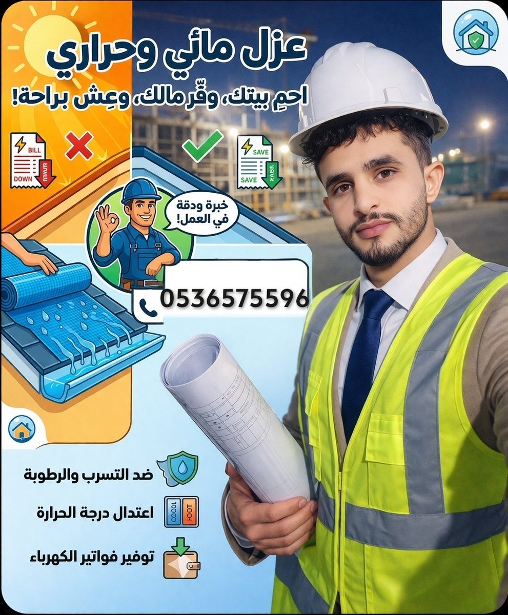 malmazel2's tweet photo. متخصصون في جميع أعمال العزل الحراري والمائي 🌦️
عزل سطوح
عزل دورات المياه والمطابخ
عزل خزانات المياه والمسابح
عزل مواقف السيارات
عزل احواش المنازل
عزل البشات والقواعد
موقعنا جدة - مكه-الطائف
             0536575596
#معلم_عازل
#عزل_سطوح
#عوازل_ضد_تسرب_مياه_الامطار https://t.co/CaBu3wHul0