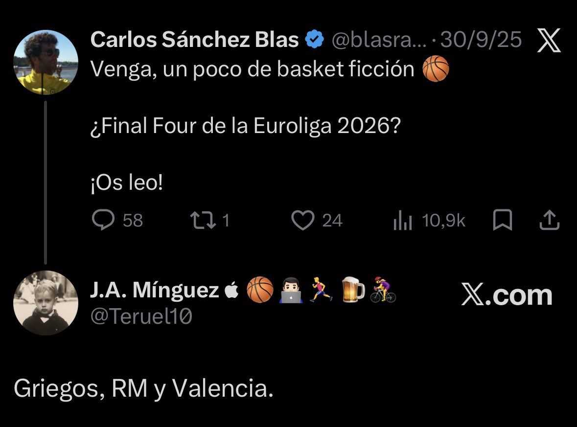 J.A. Mínguez 🏀👨🏻💻🏃♂️🍺🚴♀️ tweet media