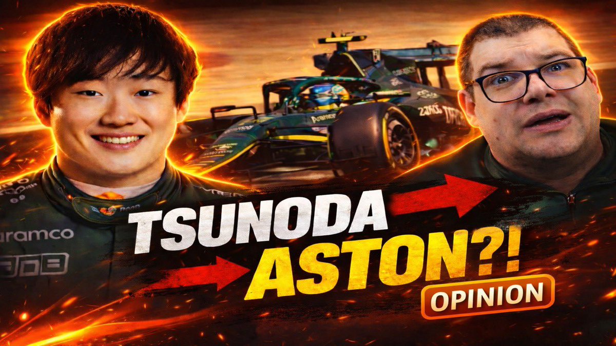 Could Tsunoda Join Aston Martin After 2026? - youtu.be/FoLCuMXGzFE

In this video, I share my thoughts on Yuki Tsunoda’s potential F1 future and a possible move to Aston Martin #F1 #Tsunoda #F1News