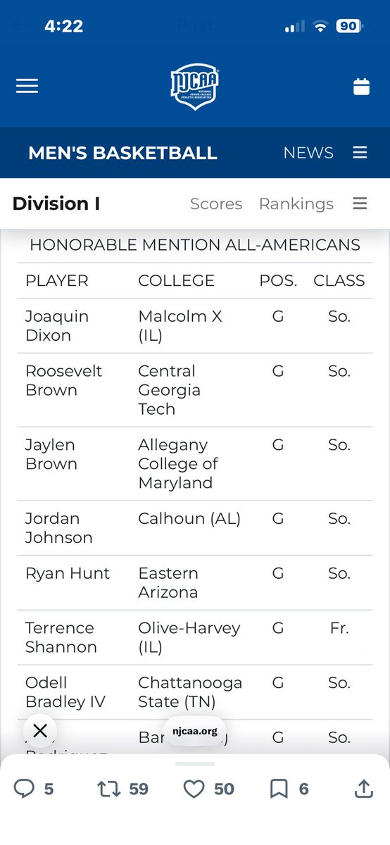 BeechHoops's tweet photo. Congrats to Beech 2024 guard Odell Bradley for being named a Juco-NJCAA All-American!! Huge accomplishment!!🧡💙🧡💙🏀🏀 https://t.co/8vlUOwAVGA