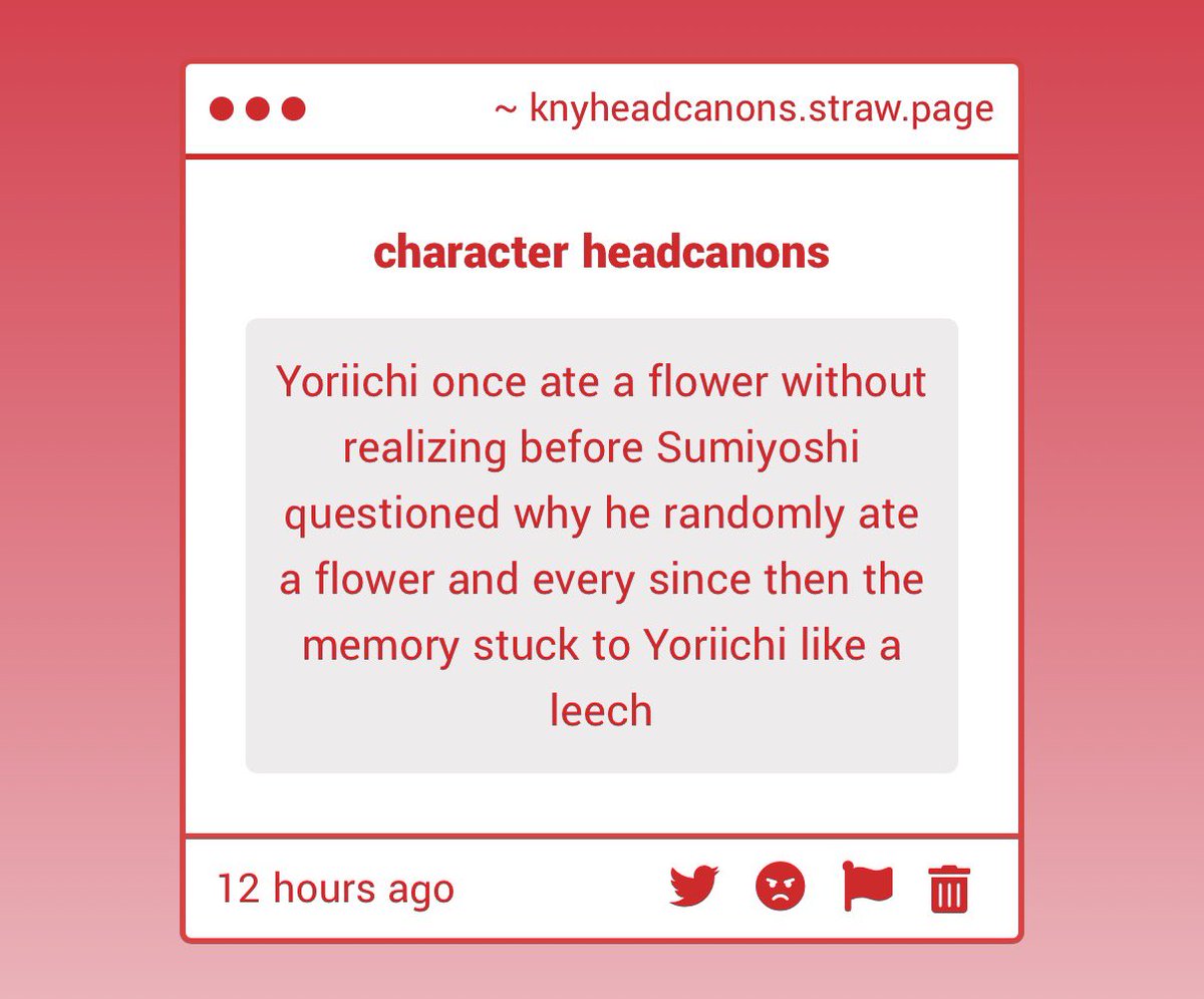 ⋆⭒˚.⋆ headcanons ⋆⭒˚.⋆

yoriichi tsugikuni