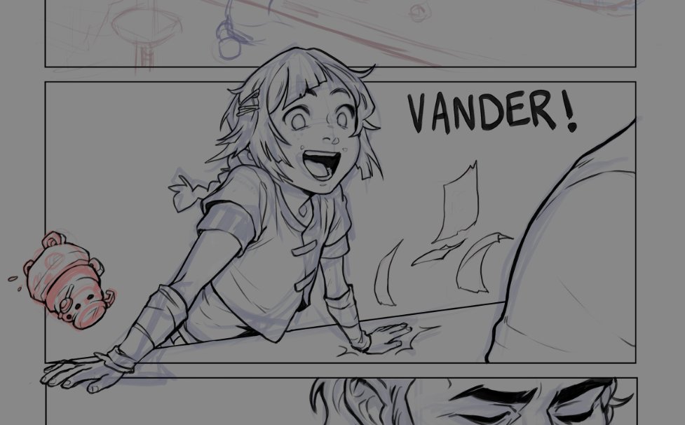 Lil snippet of that comic commission I mentioned! 
#commission #arcane 