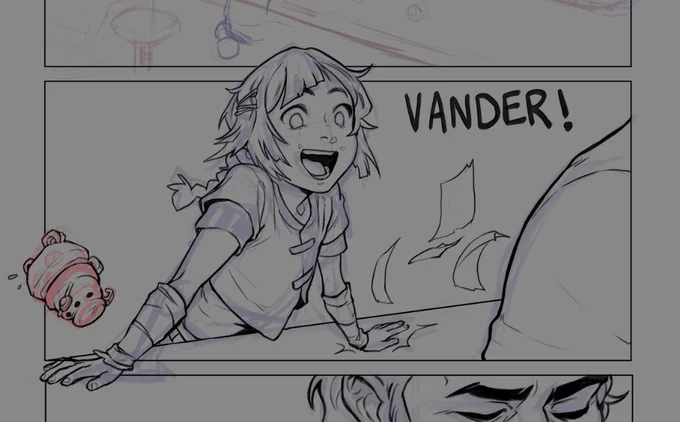 Lil snippet of that comic commission I mentioned! 
#commission #arcane 