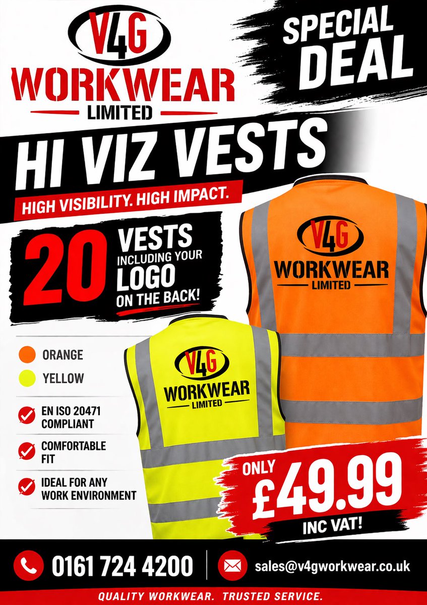 V4G Workwear Limited tweet media