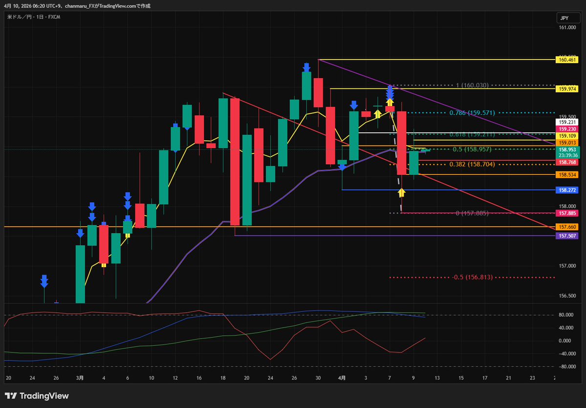 ちゃんまる_FX@ドル円専門 tweet media