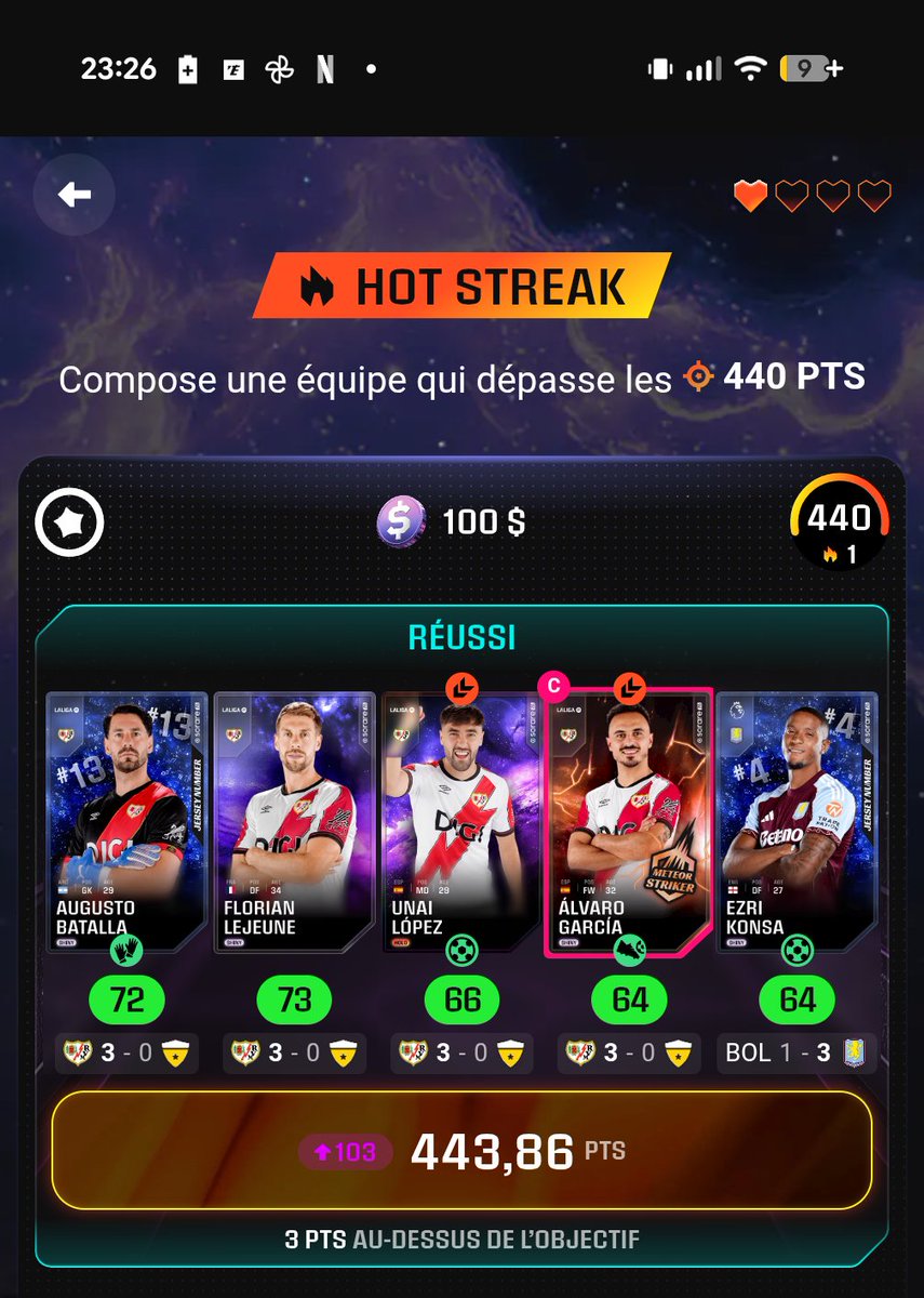 dheuzjd's tweet photo. Go les 1000$$$. @Sorare @Thorkinho https://t.co/Ch2sVIgzWk