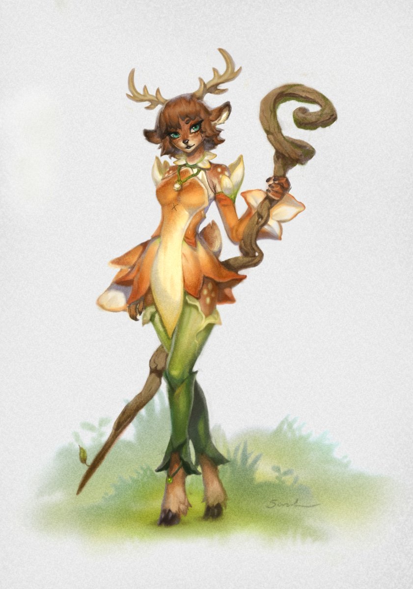 serafaera's tweet photo. Faun girl 🦌🍃 https://t.co/b1fBEMmDEt
