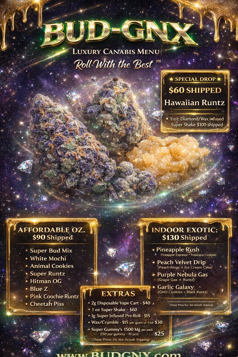 New Menu! #420Community #stoner
#CannabisCommunity