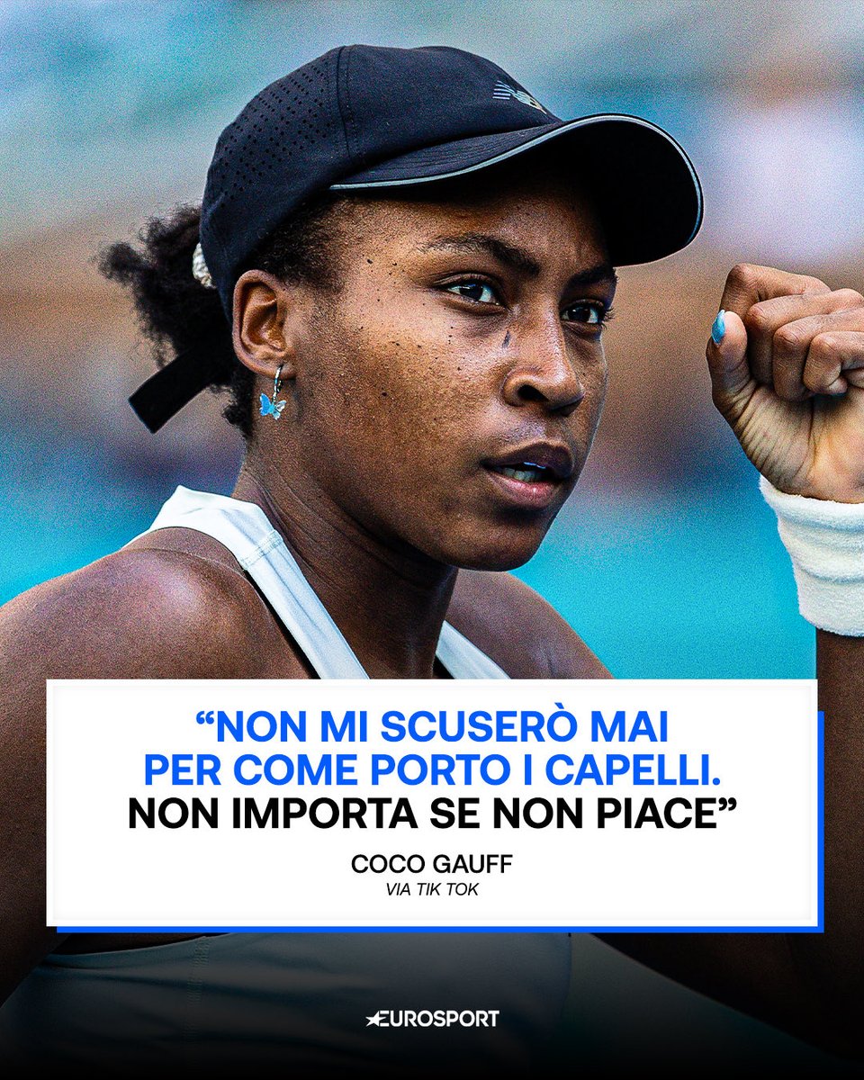Eurosport_IT's tweet photo. Coco Gauff racconta il suo dolore sui social a causa dei messaggi offensivi ricevuti 🥺

#Tenni #Gauff https://t.co/gtcncL4Mah
