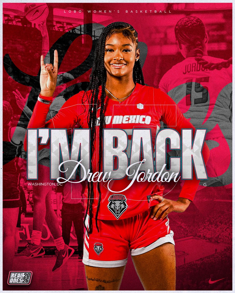 She’s back. 

Drew is a 𝙍𝙚𝙖𝙡 𝙊𝙣𝙚

Golobos.com/RealOnes
#GoLobos | #RealOnes26