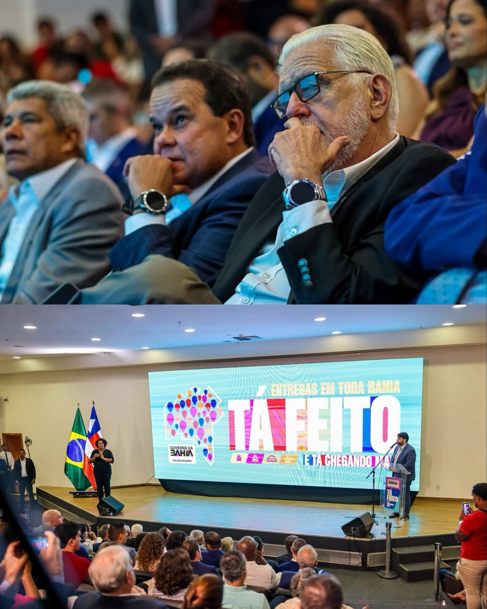 jaqueswagner's tweet image. TÁ FEITO! ✅ E AINDA TEM MAIS 🚀

Acompanhei hoje o anúncio de um grande pacote de entregas para toda a Bahia. Tá feito na #Saúde 🏥, com destaque para o Hospital Litoral Norte em Alagoinhas, na #Educação 📚 com novas escolas em tempo integral, e na #Infraestrutura 🚧 com obras