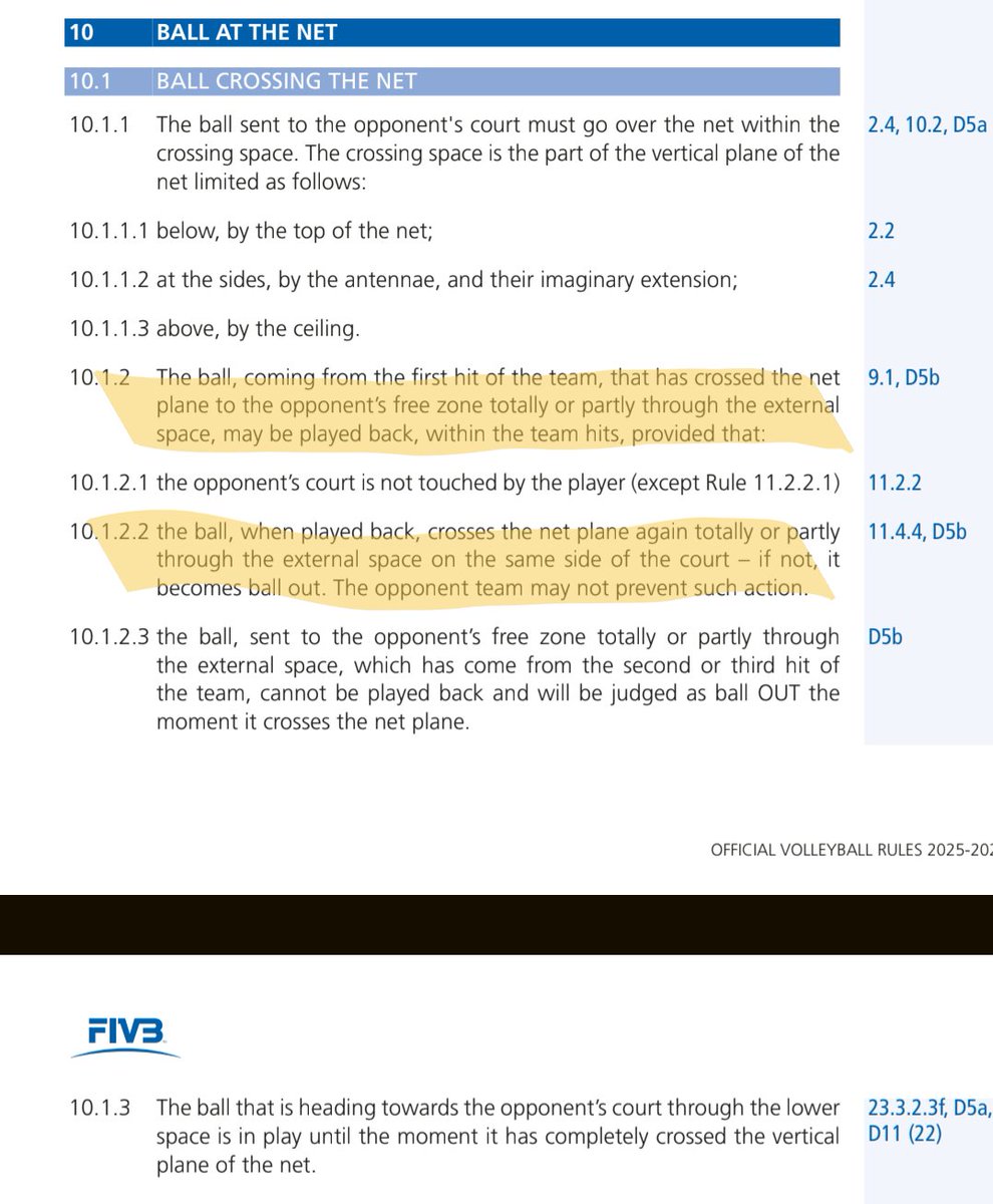 drnk_science's tweet photo. @Jomboy_ From the official FIVB rules below. Opposing player can't interfere. https://t.co/AnkbTRBllR
