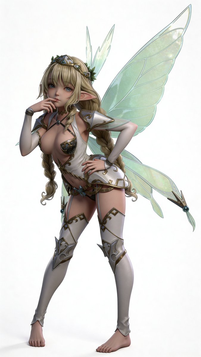 purpleboob's tweet photo. My encyclopedia of monster girls 🦋
Day 21: Fairy girl 🤍 https://t.co/MGhYpXhKMM