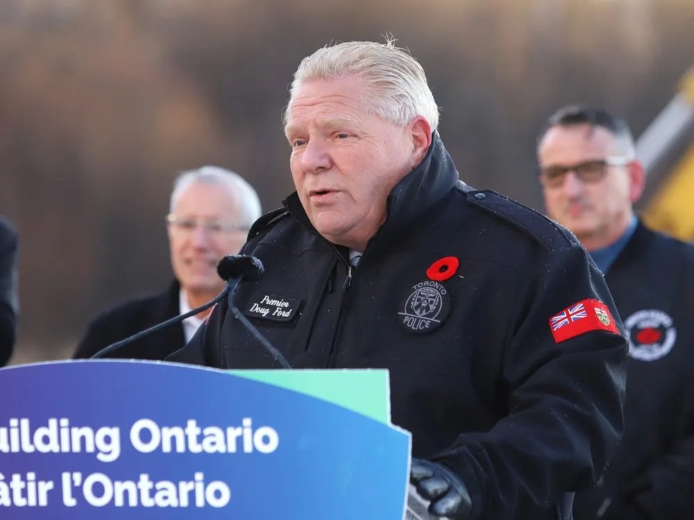 TDotResident's tweet image. #ONpoli 

By my count, Doug Ford has been given at least a dozen custom jackets with his name on them!!!