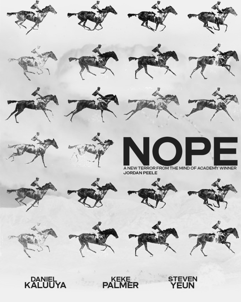 PosterEscape's tweet image. Great posters for Nope by @matt_burm 

#Nope