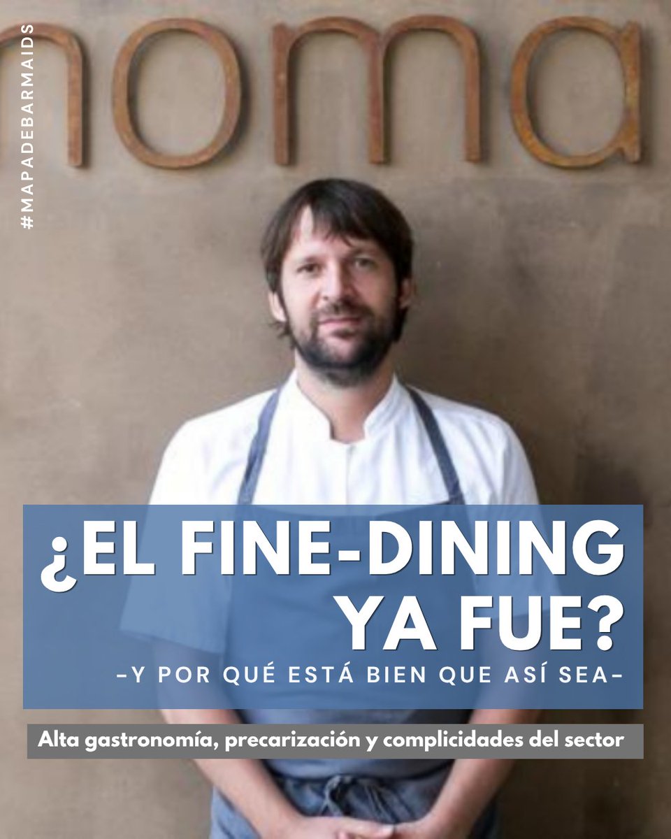 Rescate actualizado de los amigos de <a href="/TerrorRestMX/">Terror Restaurantes MX 🐦 #YoPorLas40Horas 🔻</a> de nuestro posteo sobre el affaire #NOMA. Aunque para algunos proyectos que venimos poniendo en agenda el tema, reportando y generando indicadores dentro del rubro desde LATAM, no es sorpresa ni novedad.
instagram.com/p/DW7Pf6iD8e1/…