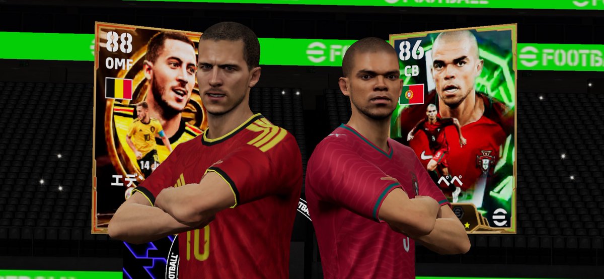 アザールペペ2枚引きえぐ
#efootball