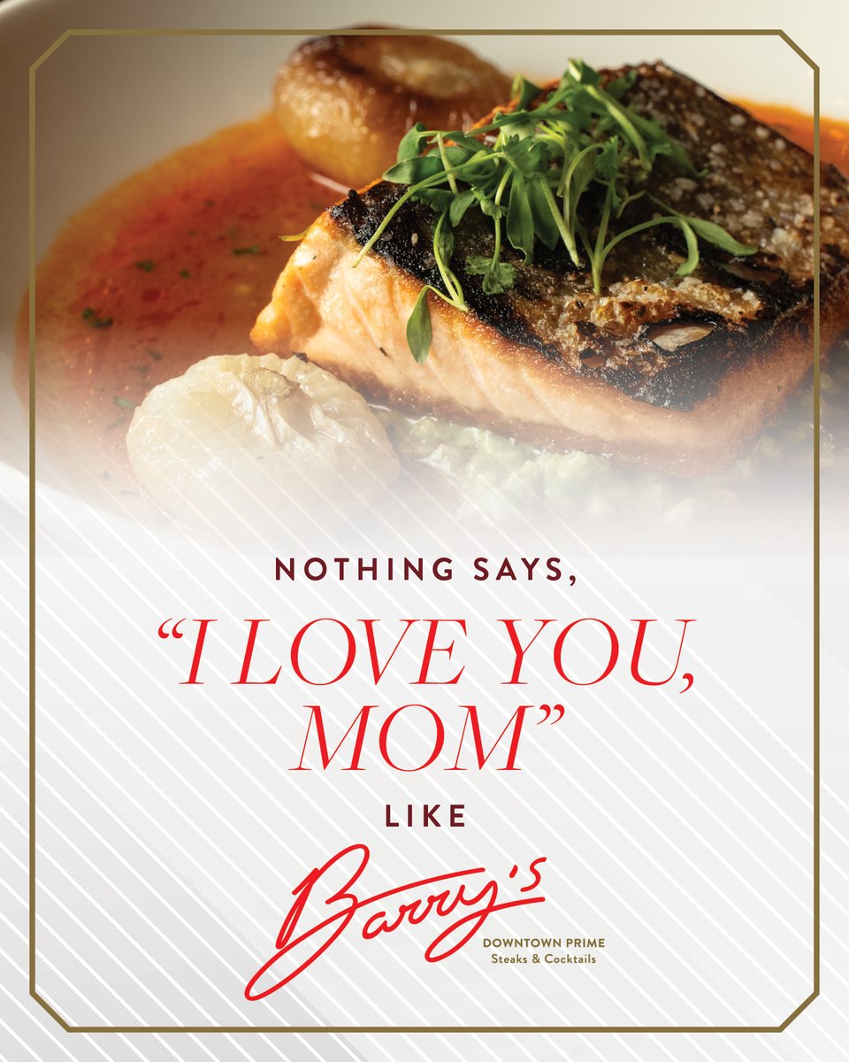 CircaLasVegas's tweet image. Nothing says “I love you, Mom” like @BarrysPrime. 💕🍽️

This #MothersDay, give Mom the night she truly deserves. Treat her to an exceptional dining experience at Barry’s Downtown Prime, where premium steaks, fresh seafood, and impeccable service come together in a setting