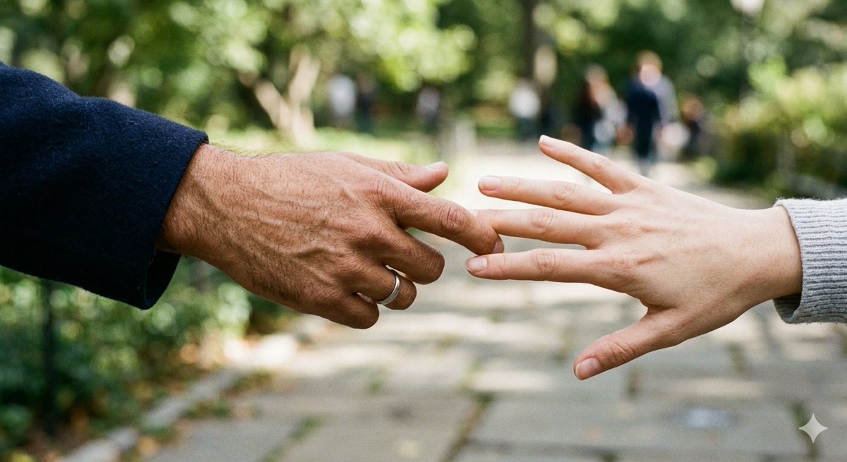 juliuscseguya's tweet image. 📜 HANDS PULLING AWAY📜 

Your hand,
in mine

#blind we walked, 
unaware of where,
our feet let us to. 

We held a purpose
no direction but still,
we walked

Made no promises
tied no knots.

~

When your hand started
pulling away

I didn't resist, 
I admitted, 

that maybe love