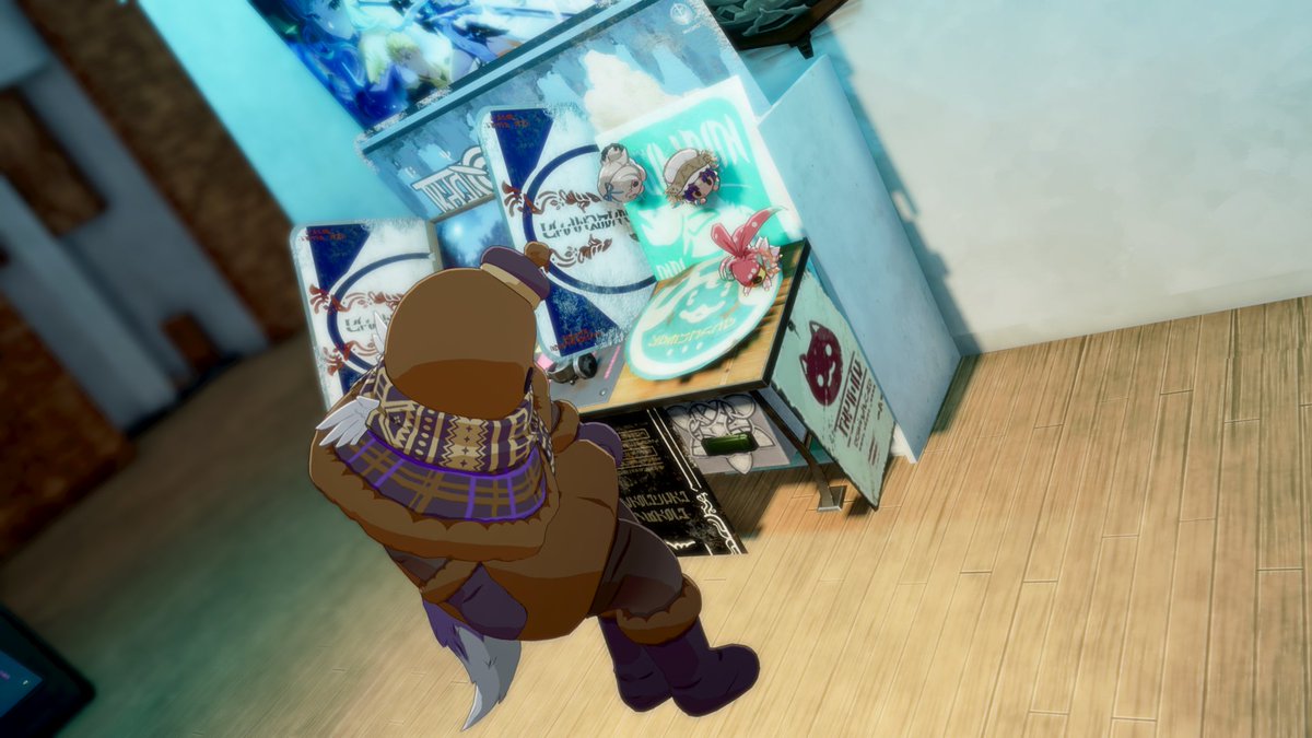 カードゲームアーケード　”スタこれ”　稼働出撃⚓️

ギルマスがギルメン希望者のスクショをトレカ風にしているのを見て、つい😋

#スタレゾ