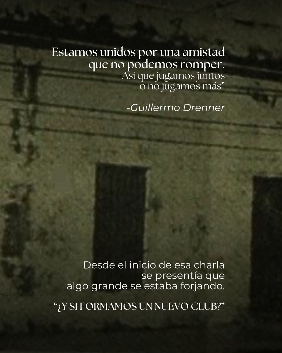 ❤️ Hay historias que empiezan con sueños. Con el deseo de estar unidos con lealtad y para siempre.

Así pasó en 1907, cuando un grupo de amigos decidió reunirse con una idea clara: crear algo que los represente, los una, y los trascienda. Sin saberlo, estaban dando el primer paso