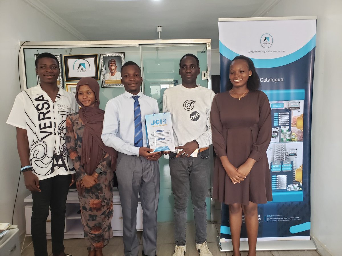 ghio2reality's tweet photo. “Today, @ghio2reality, we are privileged to host the Unilorin JCI executives and board members.” https://t.co/yo5k8Rds7V