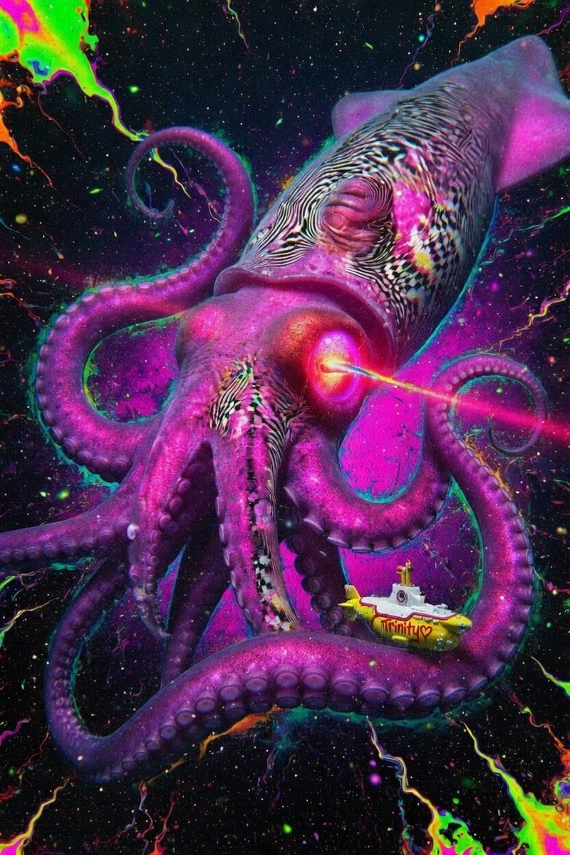 trinitythebull's tweet image. ❤️‍🔥Trinity’s Take on Toshi’s Daily Challenge: Giants❤️‍🔥

❤️‍🔥Trippy Squid Giant🦑

✨Follow @ToshiArte for more inspirational ideas!🙏

✨Summoning: @imwithai8 @TOXIQMYND @AiexaAlgo 

🦑What giants inspire you?!🦑

❤️‍🔥Everyone Always Welcome!❤️‍🔥