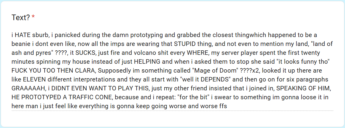 SBURB Anonymous tweet media