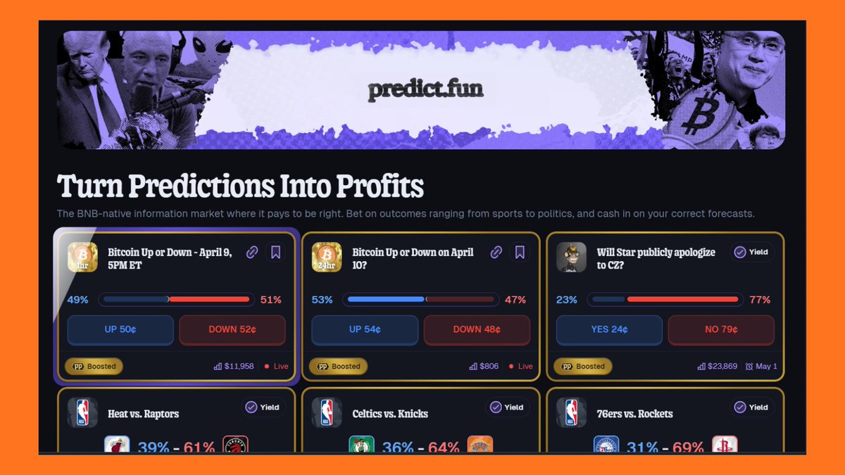 Just got onboarded on @predictdotfun Make Predictions and Gain PPs All ...