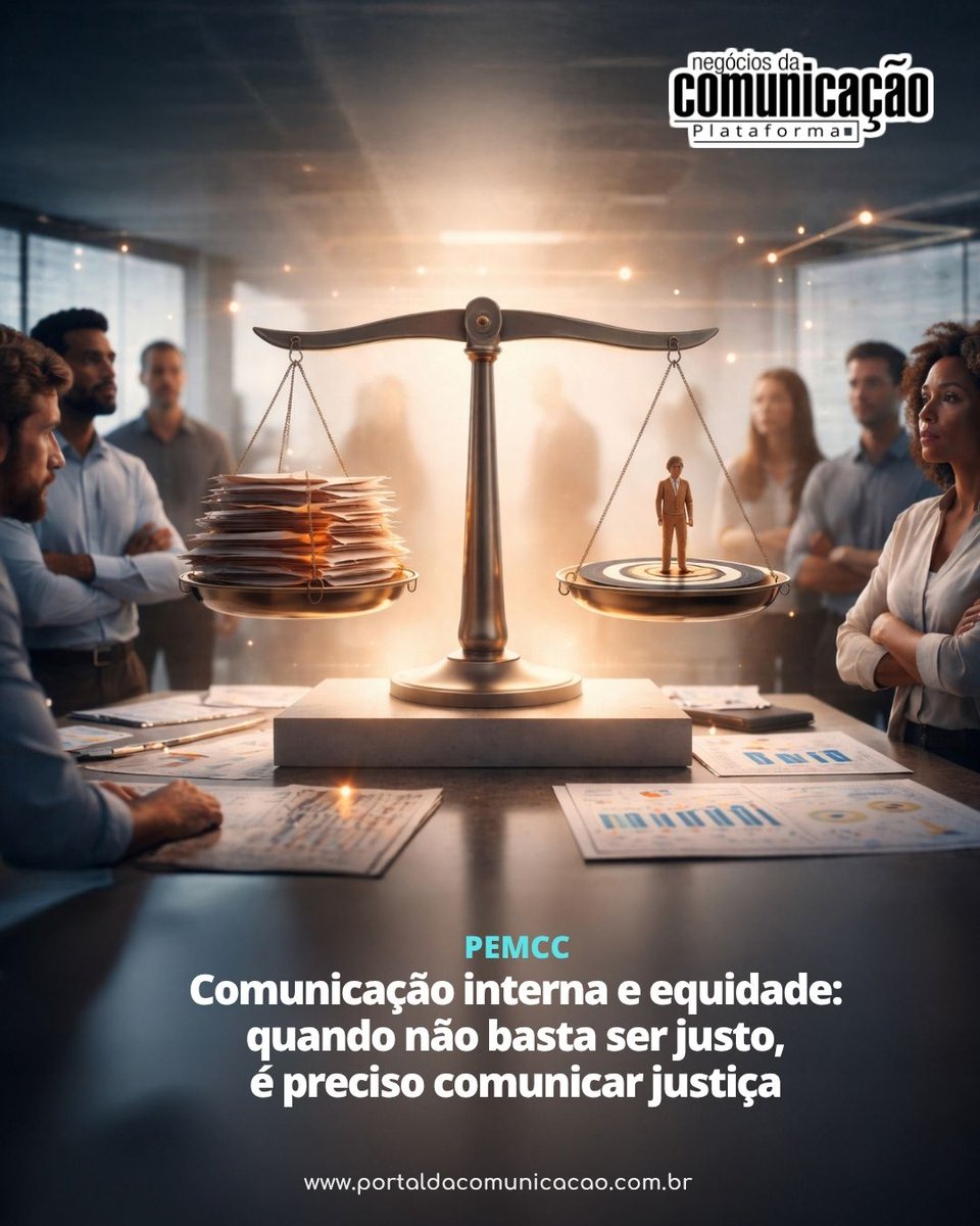 plataformaNC's tweet photo. Nem sempre a sensação de justiça nasce da decisão em si. Na nova matéria da #NC, Camila Longo, da Vitru Educação, e Hélcio Tessaro, da Unidas, mostram como a comunicação interna ajuda a dar clareza à equidade. 📌 Saiba mais em https://t.co/QZqt5TZrQL. https://t.co/0ofFTj8yvS