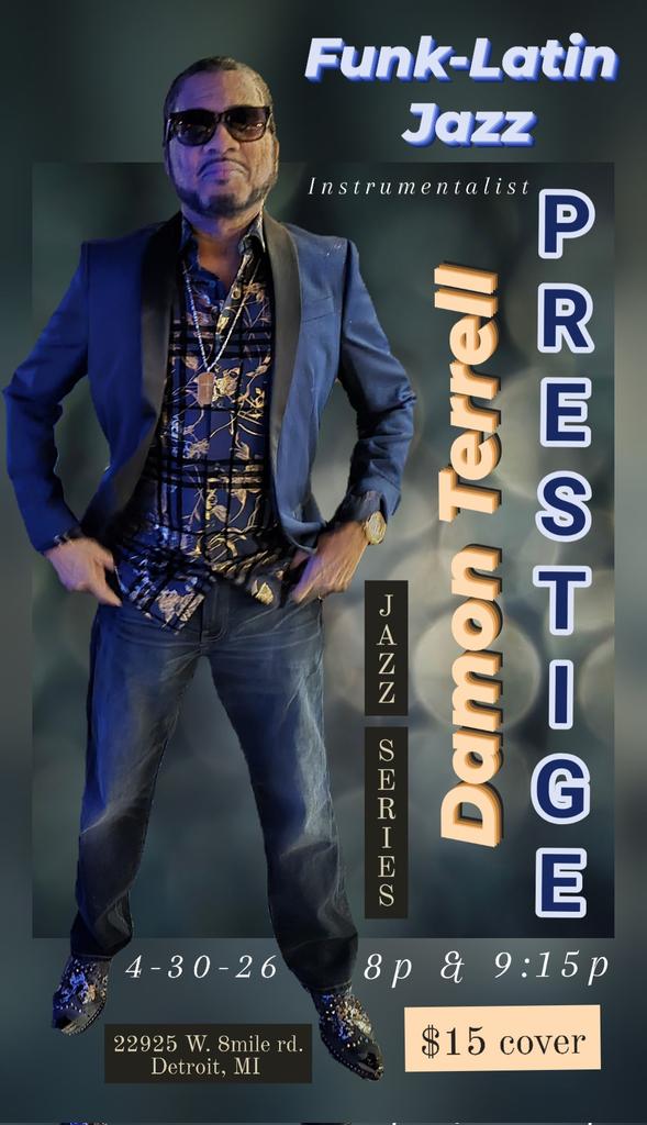 FlairMullins's tweet image. Closing out the Jazz series at the Prestige is........   save the best for last 💥  @damonterrell #Livemusic #DamonTerrell #Livejazz #Funkjazz