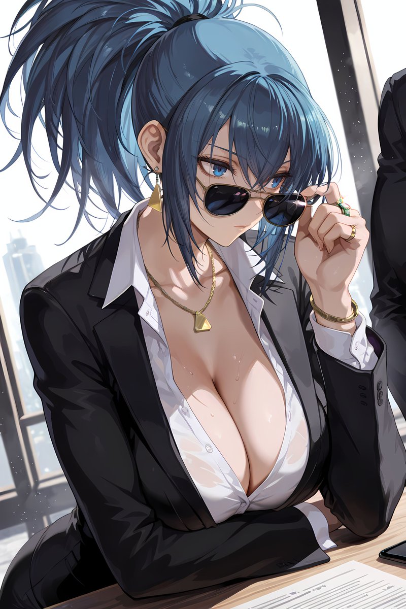 0rototeen128451's tweet image. (､･ω･)▄︻┻┳═

・・・この角度だな。

#kof #leona #AIart