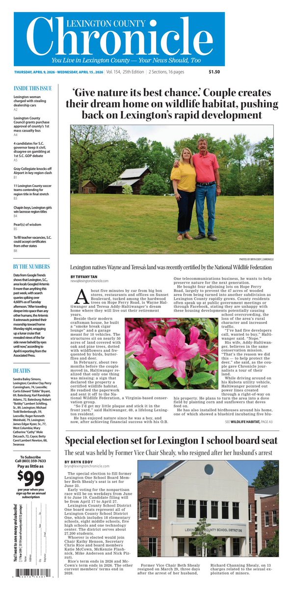 Lexington County Chronicle tweet media