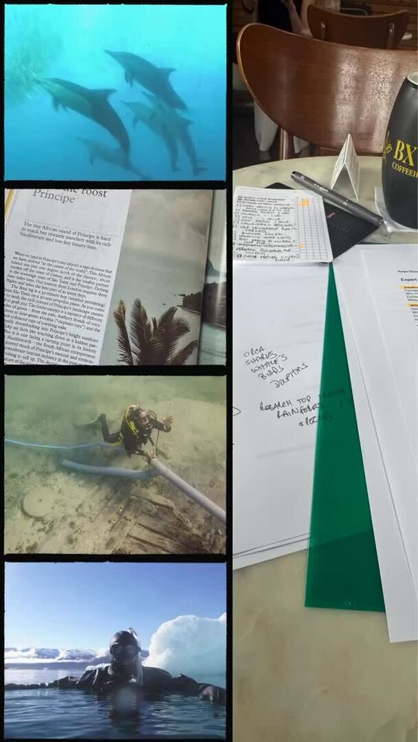 Pondering &amp; planning future expeditions over coffee @bxvlcoffeehouse Up next: sardine run on Colombia’s pacific coast. instagr.am/p/DW7T4pQCeIH/