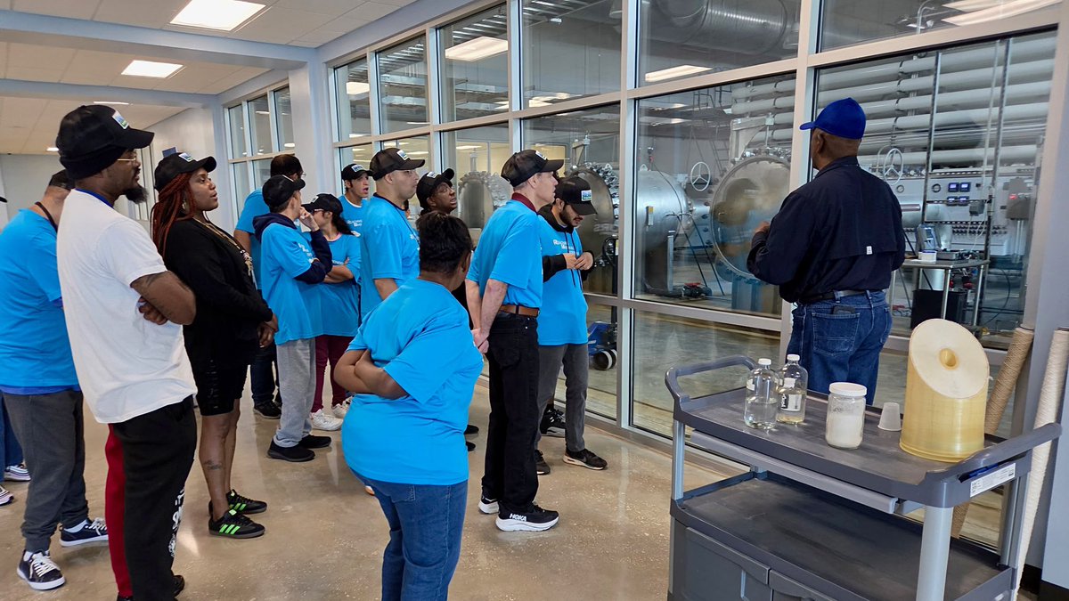 MySAWS's tweet photo. What an inspiring day at our H2Oaks facility!💧
We had the pleasure of hosting Reaching Maximum Independence, a program serving adults with special needs and uplifting diverse communities. With help from our Education team, we’re proud to continue creating an inclusive, welcoming experience year after year.