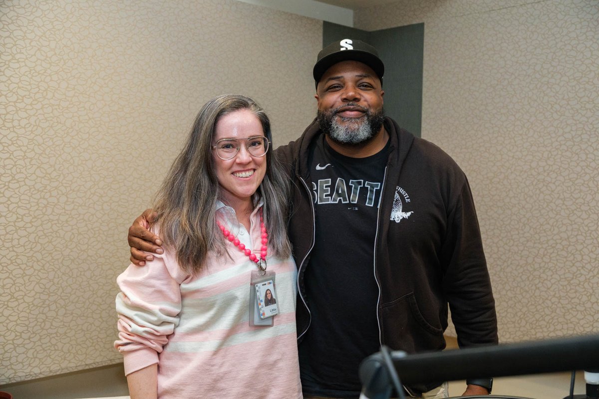WWConverge's tweet photo. On Monday, The Big O (@Omarisal) sat down with Libby Denkmann (@libdenk) on KUOW’s (@KUOW) Soundside to discuss Rahwe Habte, Mayor Wilson, and Steelheads Sunday.

Highlights from the Conversation:

Public Safety & Mayor Wilson: They discussed the Mayor’s first 100 days, specifically the tension surrounding CCTV cameras and the underutilization of the CARE teams. 

The Legacy of Rahwa Habte: One of the most emotional moments was discussing the mural of Rahwa Habte at 20th and Jackson. The Big O shared that seeing a professional poster hanger papering over the face of a community icon was a triggering, as Rahwa was a giant—a refugee from Eritrea who became a pillar of the Central District. 

Steelhead Sundays: On a brighter note, The Big O celebrated the Seattle Mariners becoming the first MLB team to include a historic Negro Leagues uniform (the Seattle Steelheads) in their standard rotation. Seeing the M’s rocking those black and cream jerseys every home Sunday isn’t just a marketing gimmick—it’s a sincere effort to honor the history of Black baseball in a city where that legacy matters.

Listen to the full interview at https://t.co/hmAXPfFzsT 

Converge Media is all about “putting paint where it ain’t” and telling these long-format stories that reflect our community. If you want to help us keep moving on this mission, head over to https://t.co/w1CeROj9q0 and hit that donate button.

📸 : Jordan Somers

#WWConverge #KUOW #TheBigO