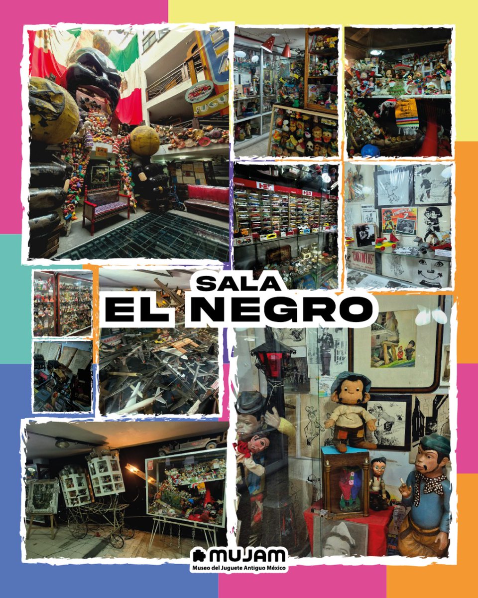 ToyMuseumMexico's tweet photo. 🎭✨ Descubre la increíble Sala El Negro en el MUJAM ✨
#mujam #museodeljuguete #cdmx_oficial #planesencdmx #cultural #juguetesantiguos #coleccionismo #quehacerencdmx https://t.co/ow3iewMZZQ