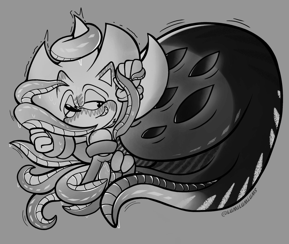 woomilum's tweet photo. 🔞‼️
I ain't forgetting about Doom morph ❤️ #sonicthehedgehogfanart #sonicthehedgehog #shadowthehedhehog #shadonic https://t.co/9lA5NldQ4a