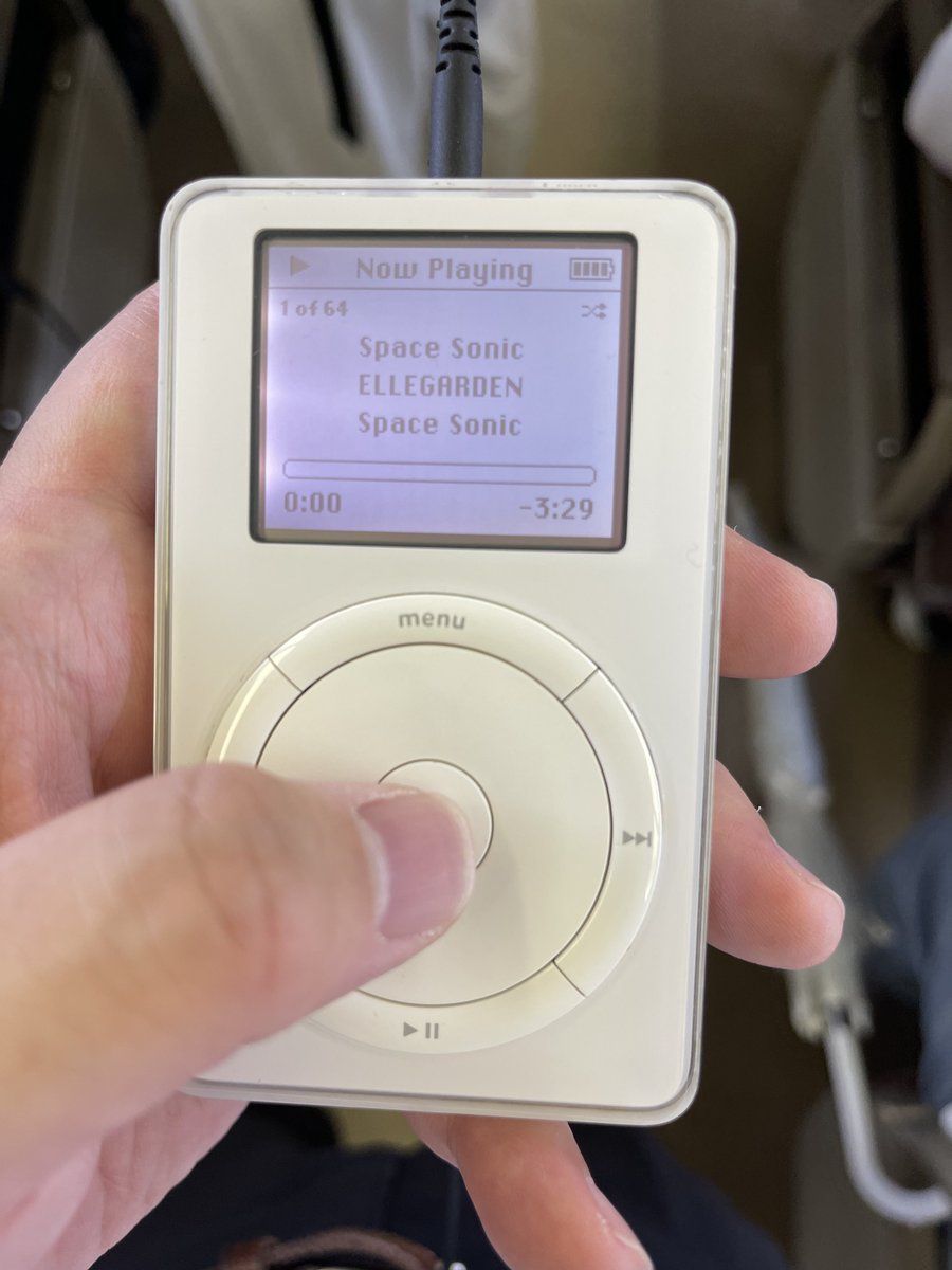 世界にはまだまだiPod好きが沢山いることを実感する毎日です😌
皆さんもiPod、久しぶりに使おうぜ？？
お家の中でも外でも🎵