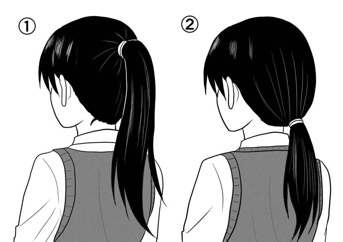 tibarei's tweet photo. ①と②どっちが好きですか？
私は②です https://t.co/z6oKKdP02d