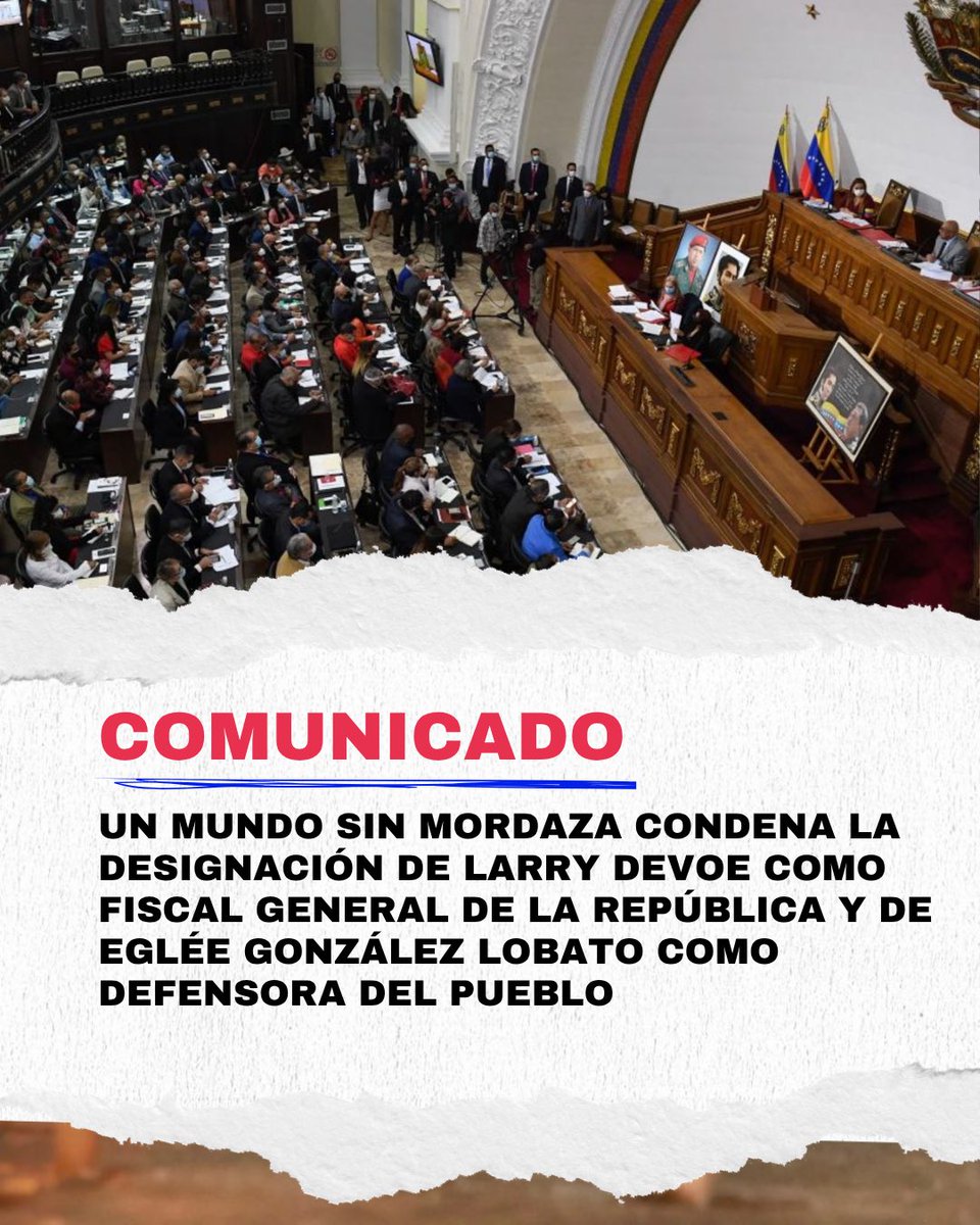 Un Mundo Sin Mordaza tweet media
