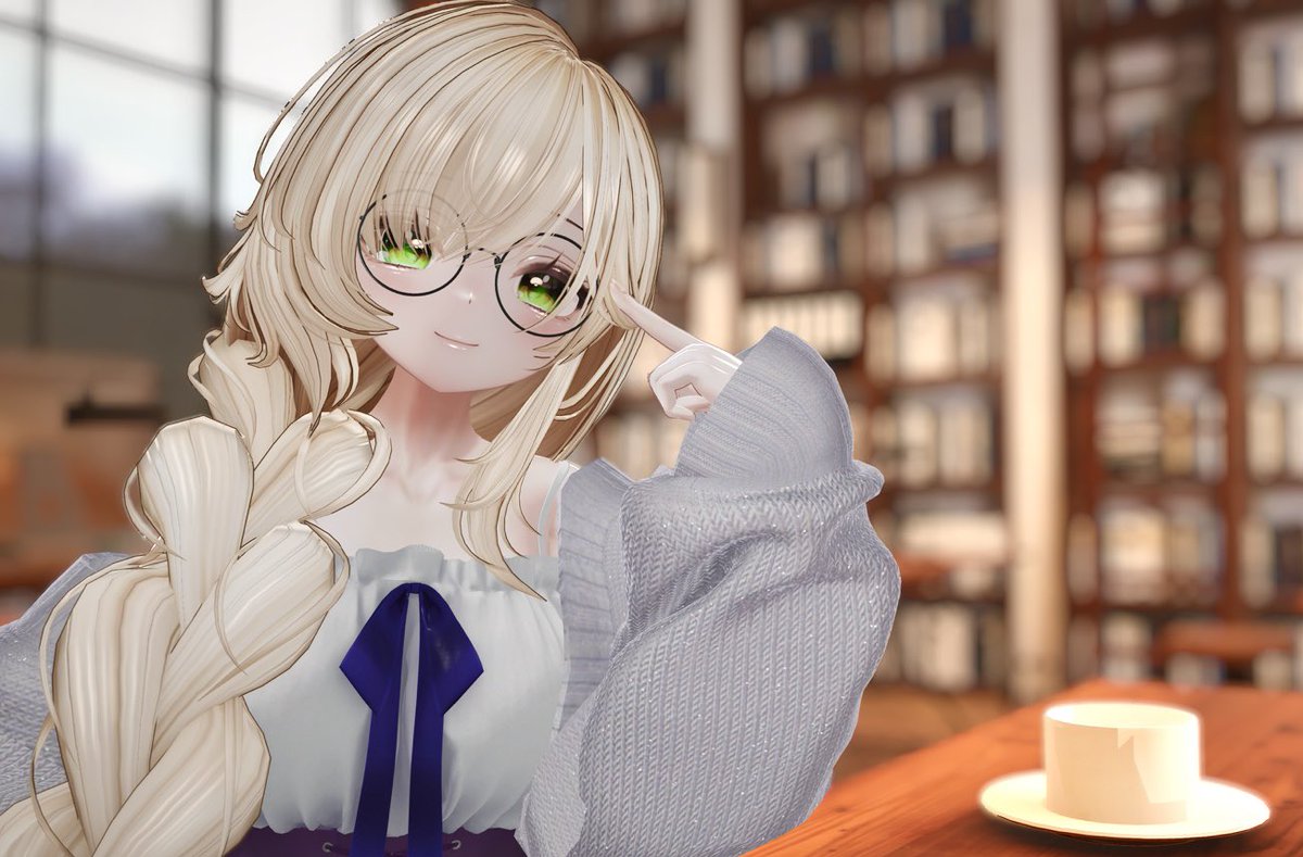 yuncor0's tweet photo. おはよ☀️
お仕事中☕️☕️
#Mayo_3D #VRChat https://t.co/gUp8IFPvsU