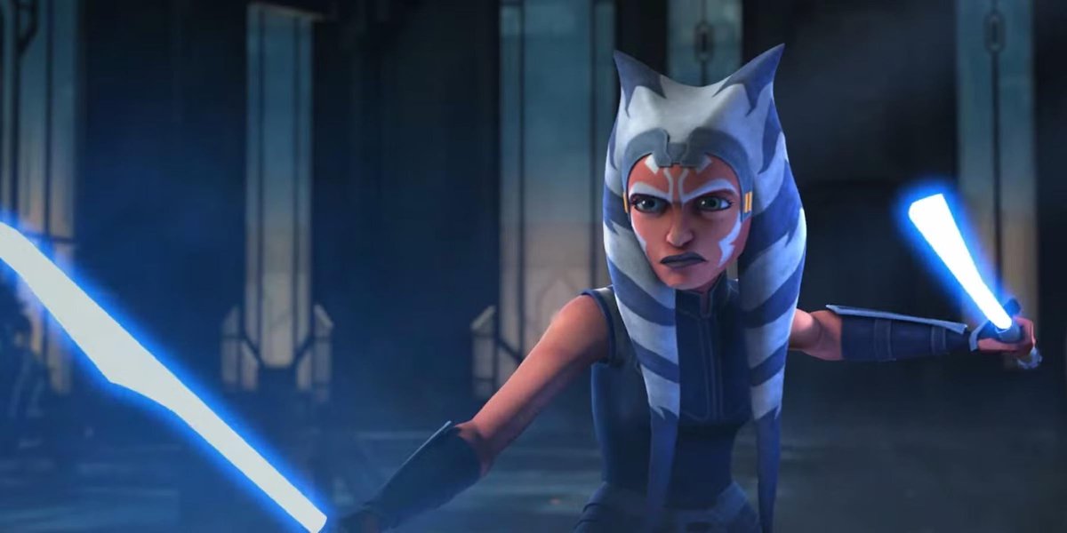Luke_Maxxing's tweet photo. This is petty and unrelated but are characters not allowed to have green lightsabers anymore? https://t.co/BUBKCScxXS